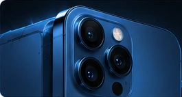 Teléfono azul